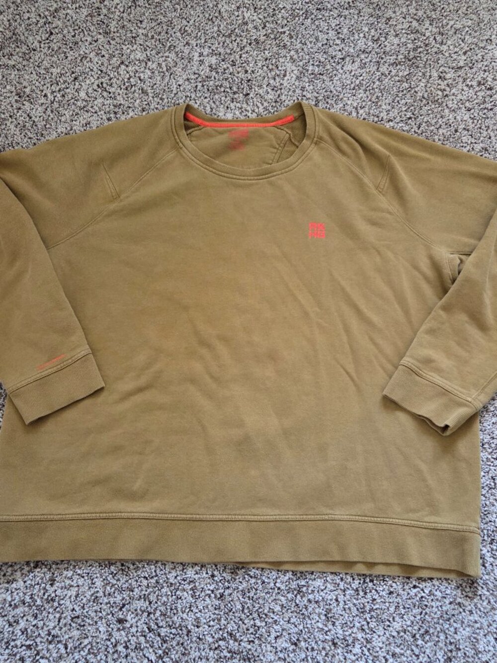 Alaskan Hardgear Duluth Tough Cotton Sweatshirt Mens 3XL L/S Tan Gold Outdoors